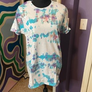 Blue Tie Dye Shirt